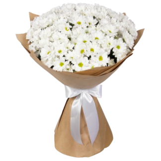 White daisies bouquet - with delivery in Tbilisi
